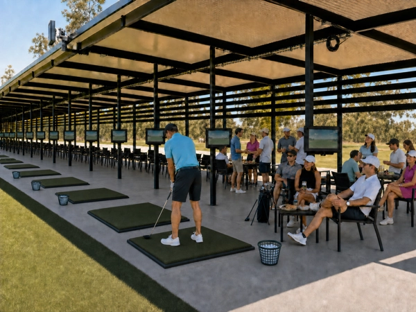 Driving Range with Trackman at Scottsdale Country Club