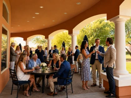 Private Event At Scottsdale Country Club Patio Venue